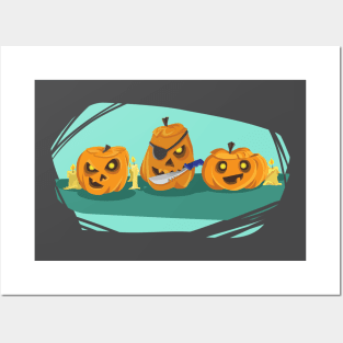 Sketchy Pumpkins Posters and Art